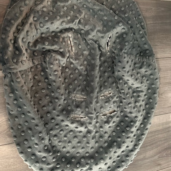 Carseat Canopy Green and White Cover - Picture 6 of 6